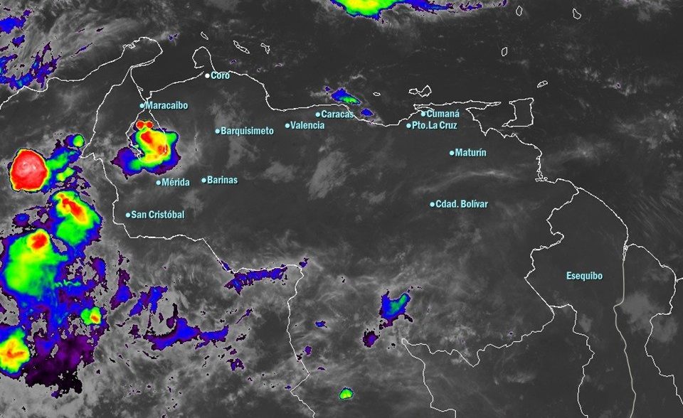 El estado del tiempo en Venezuela este jueves #9Nov, según el Inameh