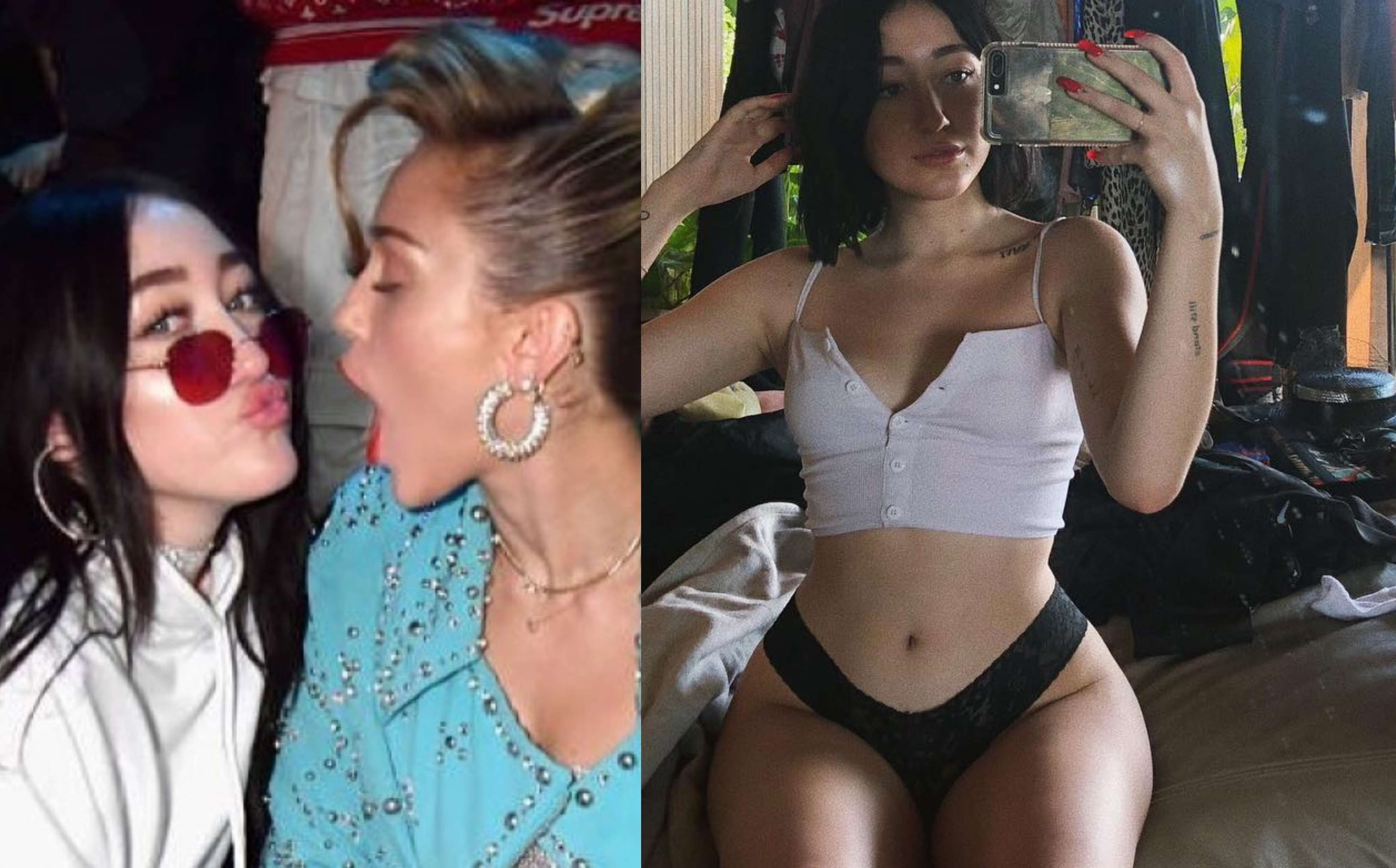 Hermana de Miley Cyrus mostró sus piernotas en un ajustado body (FOTOS)