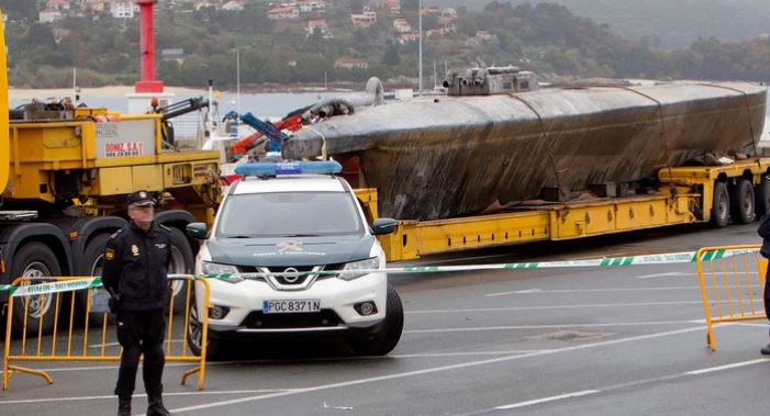 Cómo fue el operativo conjunto para atrapar al narcosubmarino en las costas de España