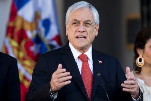 Piñera anuncia paquete de medidas para aumentar el control del orden público