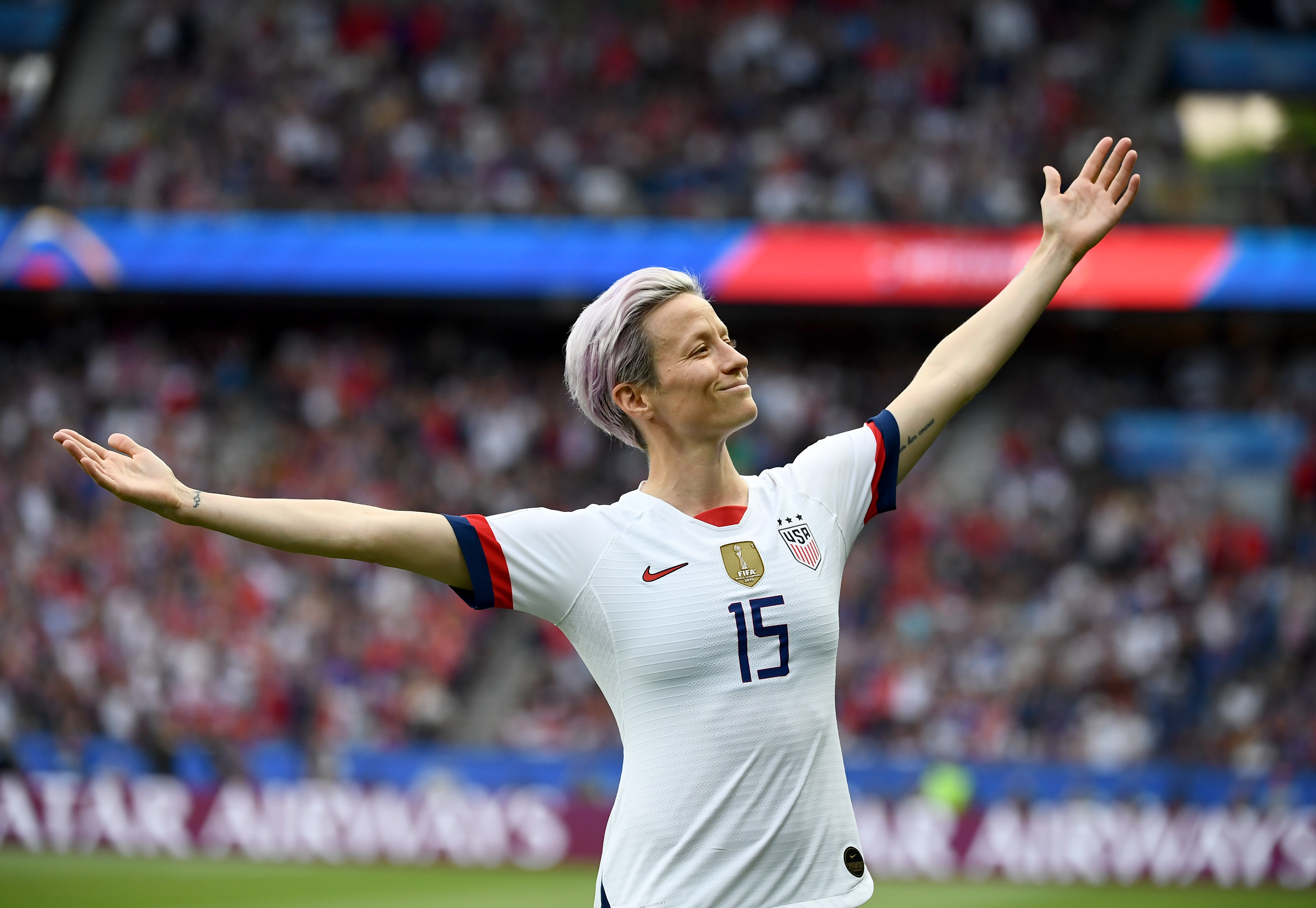 Megan Rapinoe se llevó el Balón de Oro femenino de 2019