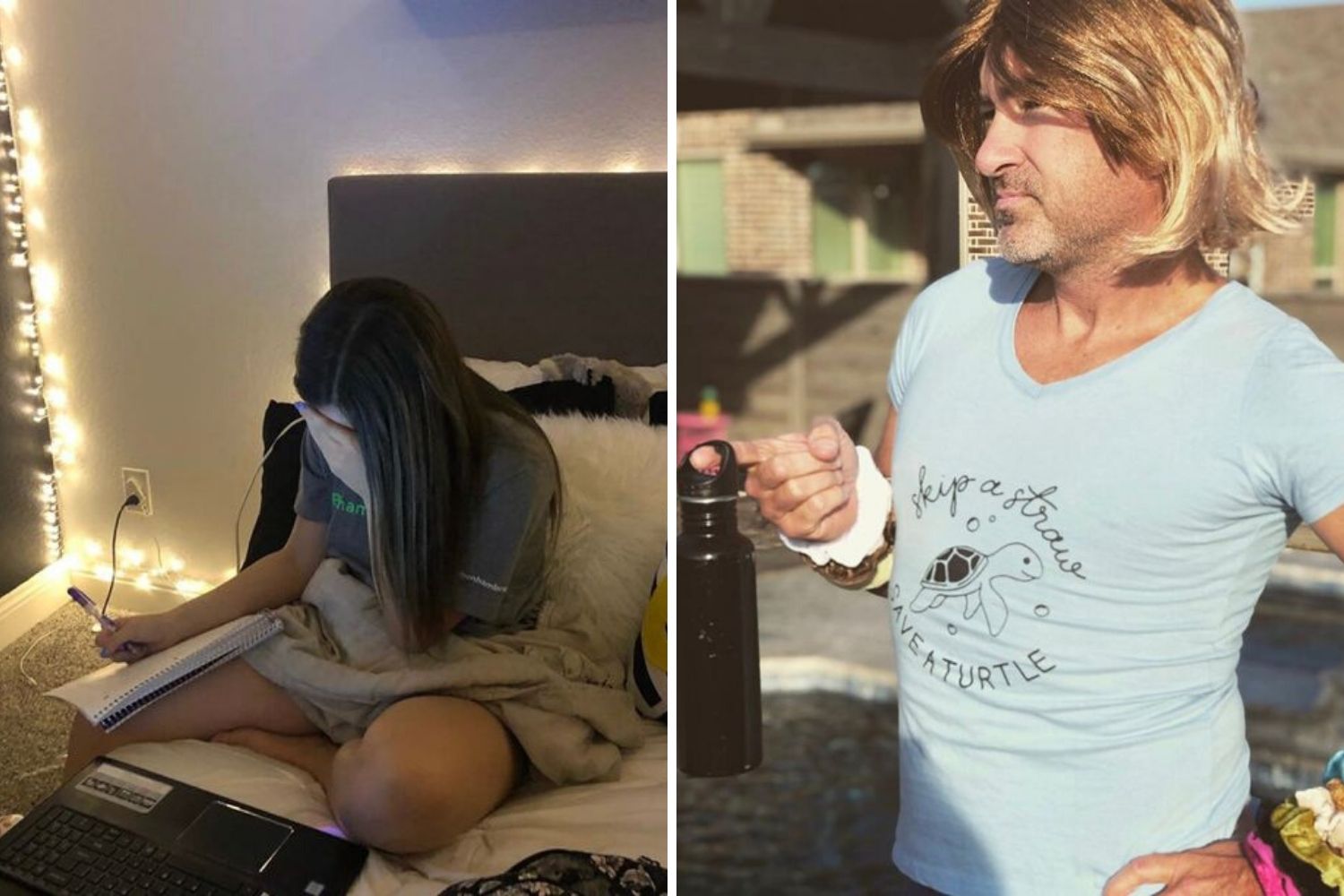 Como castigo, tomó el control de redes sociales de su hija y se hizo muy popular (videos)