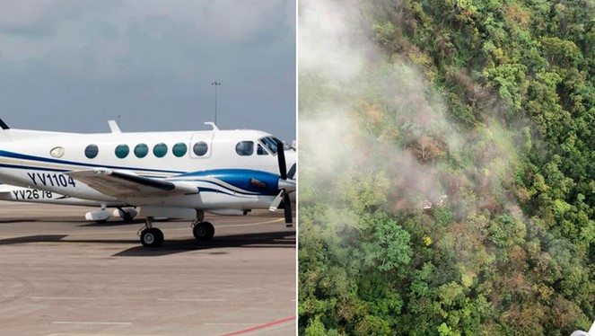 Extraoficial: Ubican restos humeantes de la avioneta declarada en emergencia en Charallave