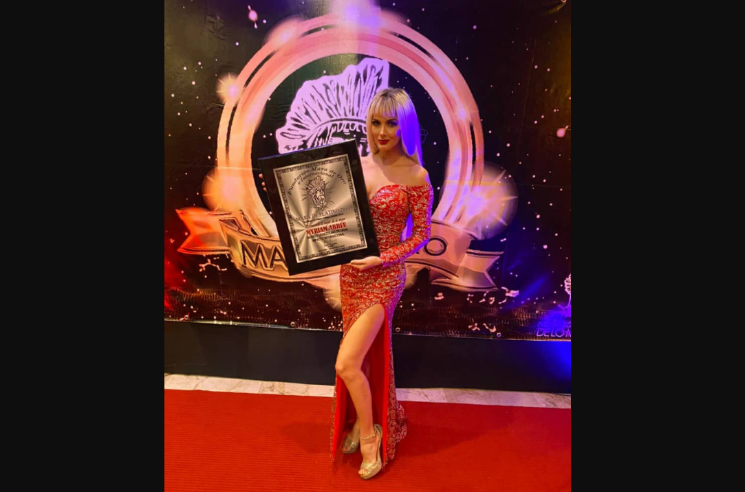 Barbie Abreu galardonada con el Premio Mara de Oro Internacional en Venezuela