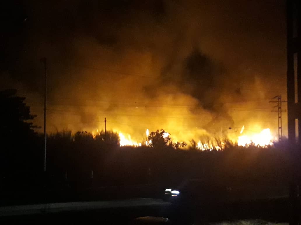 EN FOTOS: Explosión de la subestación eléctrica de Aragua generó gran incendio este #29Ene