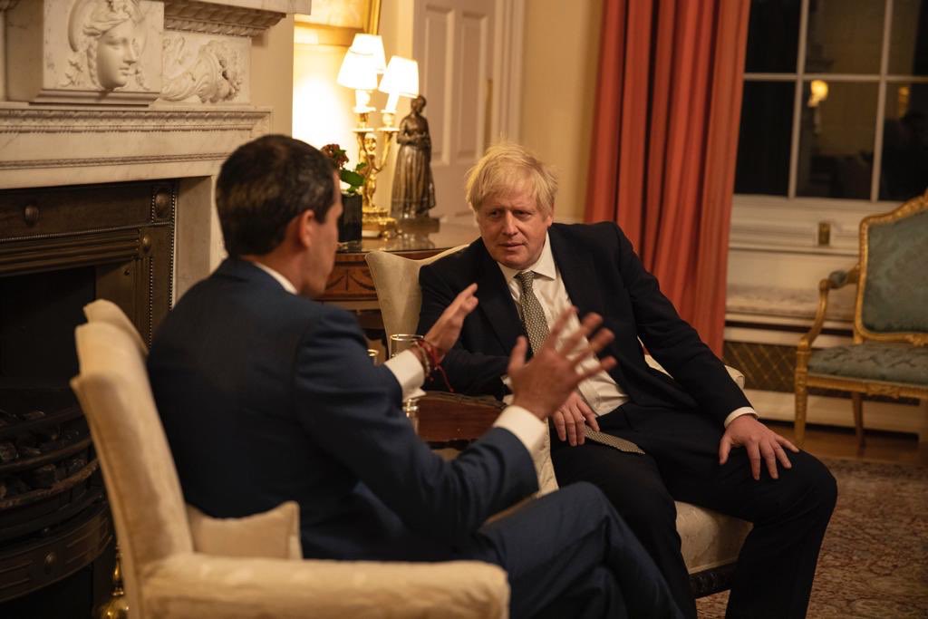 Guaidó tras encuentro con Boris Johnson: “Ha sido y será un socio fundamental para el pueblo venezolano”