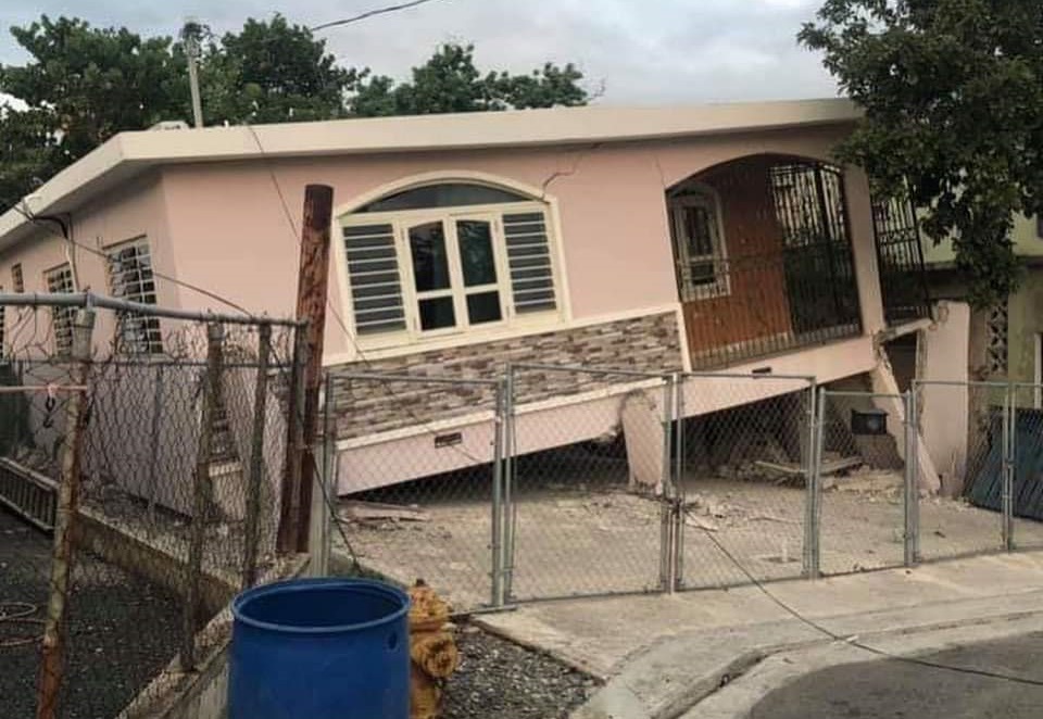 En imágenes: Varias viviendas se derrumbaron en Puerto Rico tras sismo