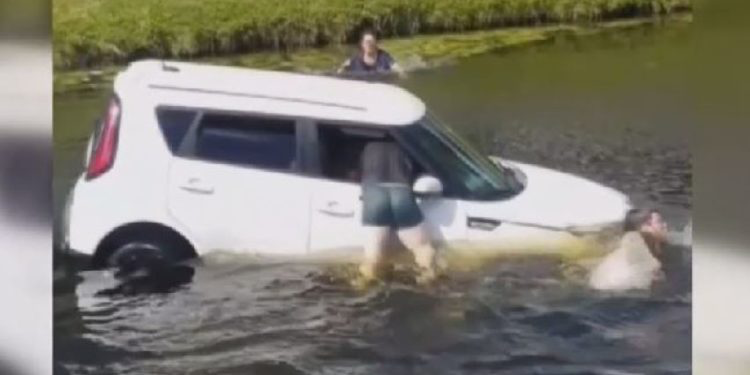 Murió mujer que cayó al agua con su carro en Boynton Harbor