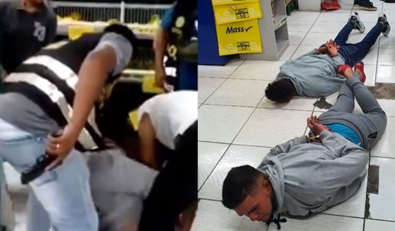 Atraparon a dos venezolanos tras asaltar un supermercado en Perú, pero el Juez los perdonó