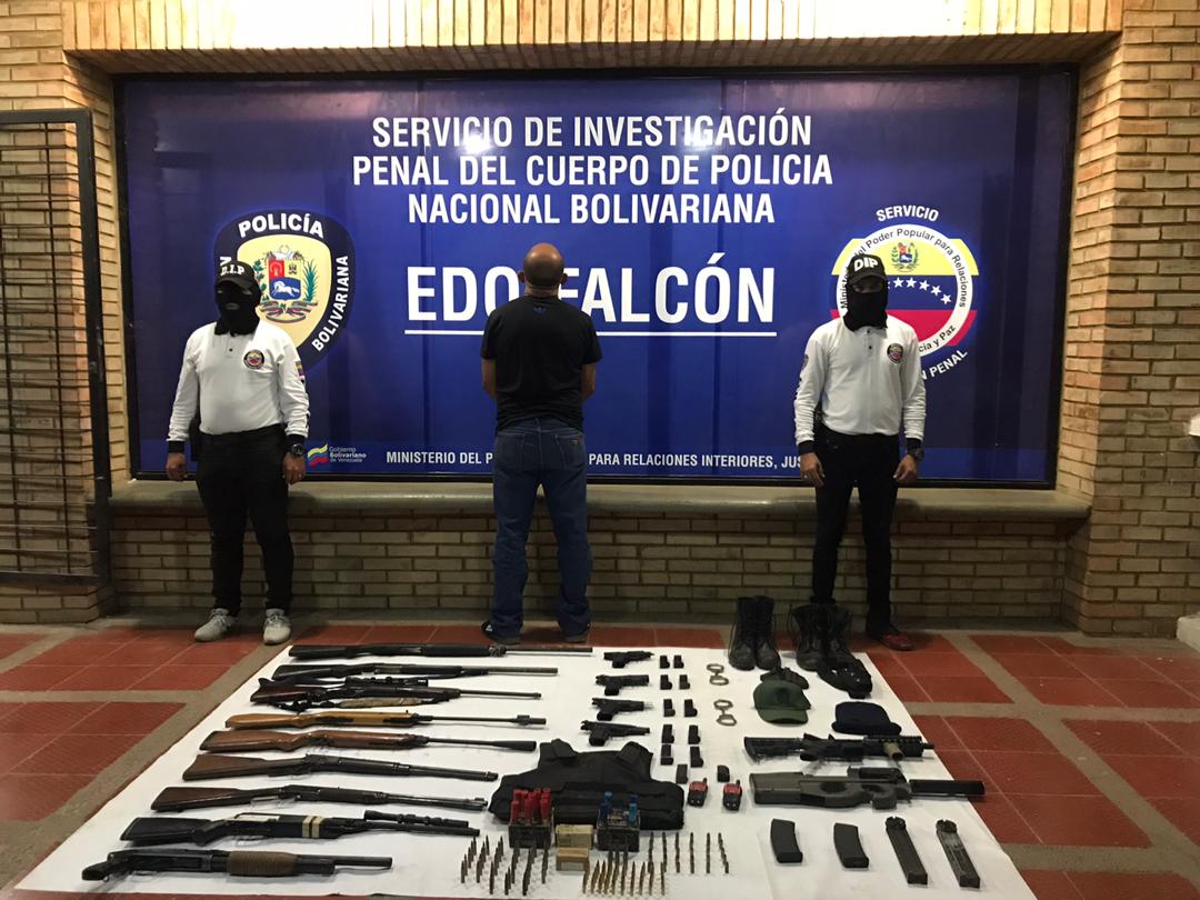 Detienen a subcomisario retirado del Cicpc por tenencia de armas en una finca