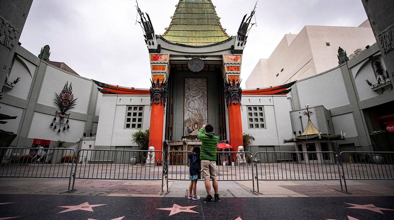 Impresionante: El paseo de Hollywood completamente desolado ante emergencia por la pandemia