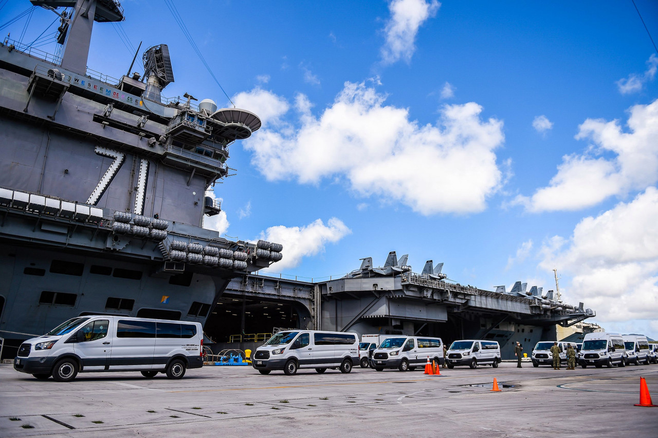 Marinero a bordo del USS Theodore Roosevelt muerto por coronavirus