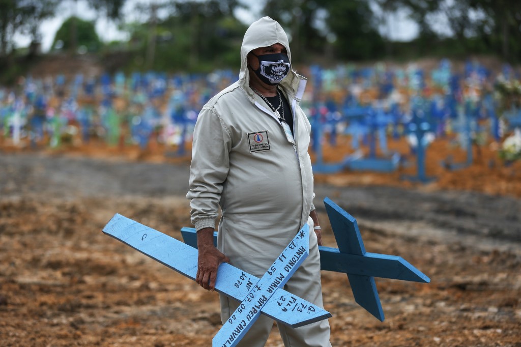 Brasil registró más de mil muertes por coronavirus en las últimas 24 horas