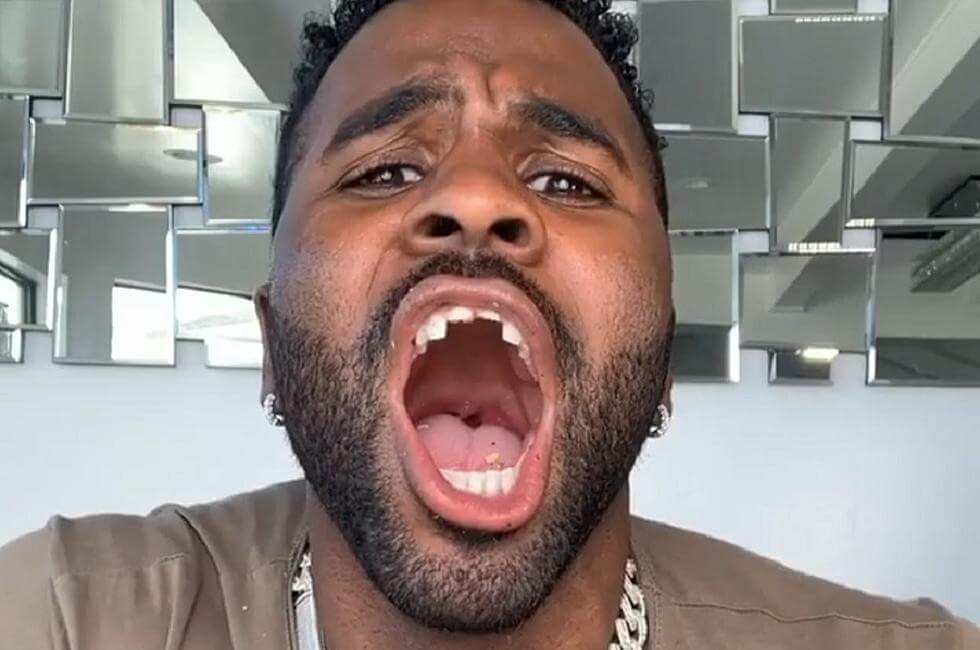 Jason Derulo se rompió los dientes por cumplir un reto de TikTok (VIDEO)