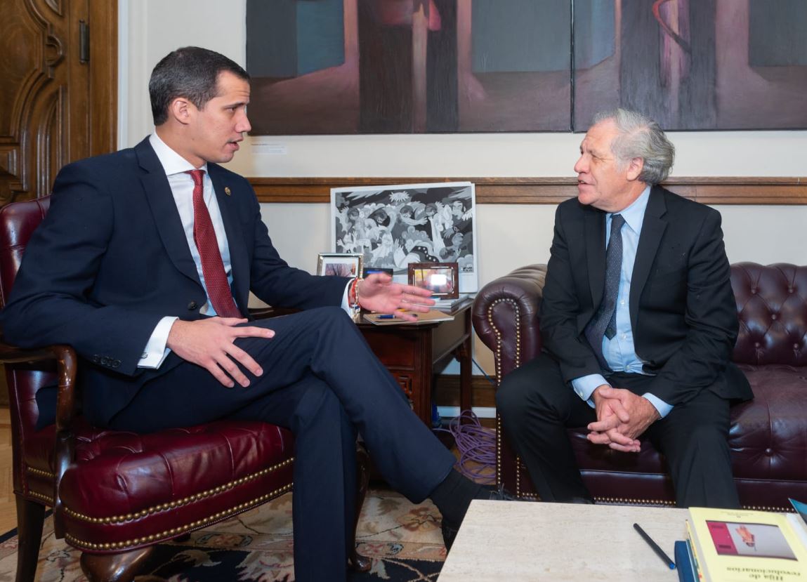 Luis Almagro felicita a Juan Guaidó por el X premio Faes de la Libertad (Video)