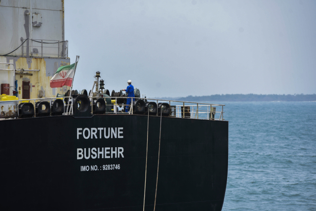 El tanquero iraní Fortune descargó gasolina en la refinería de Amuay este #1Oct