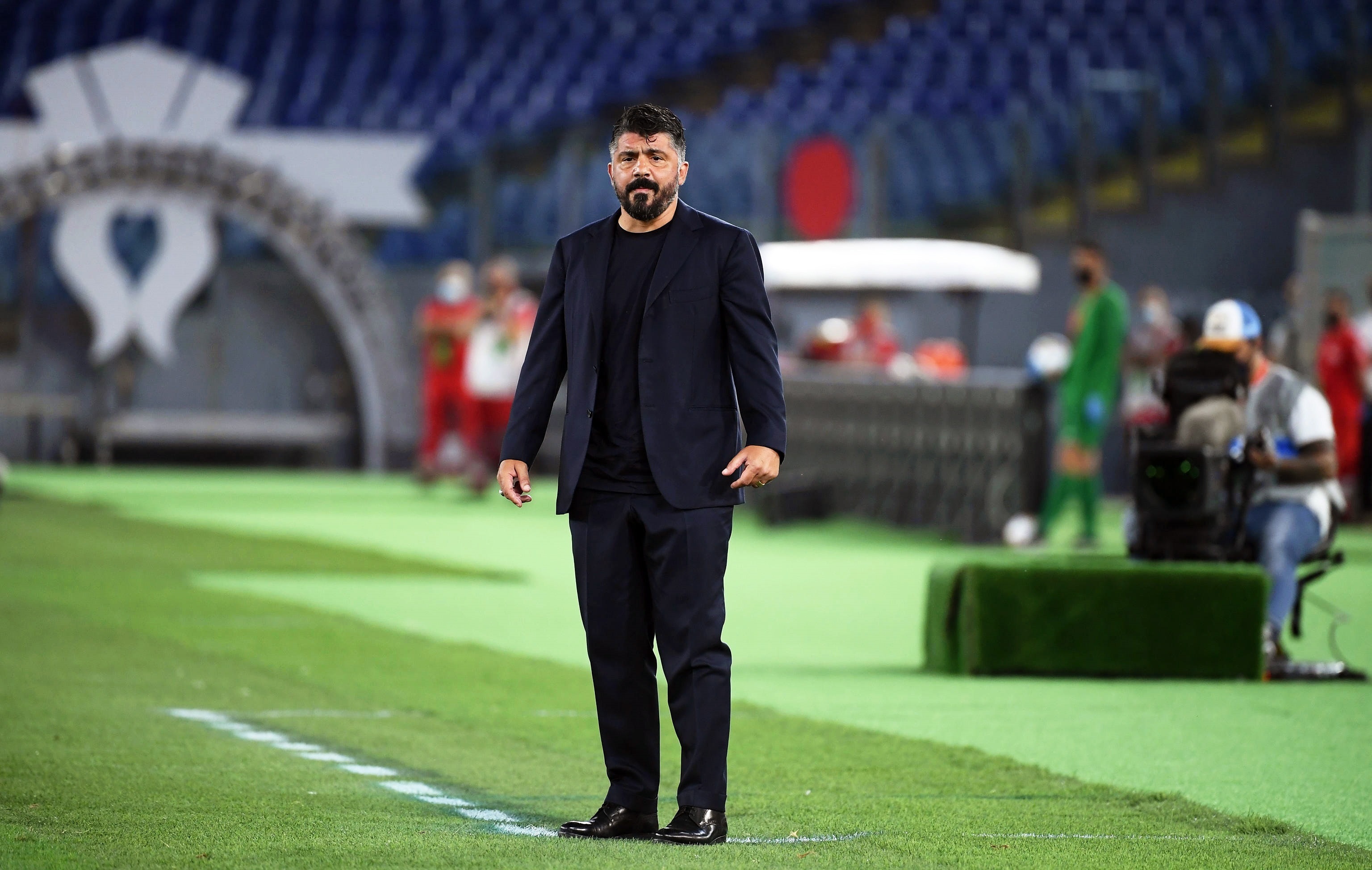 La emoción de Gattuso tras ganar la Copa Italia, días después de la muerte de su hermana