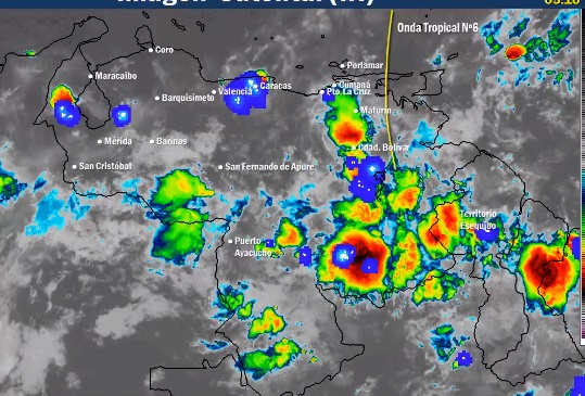 El estado del tiempo en Venezuela este martes #9Jun, según el Inameh