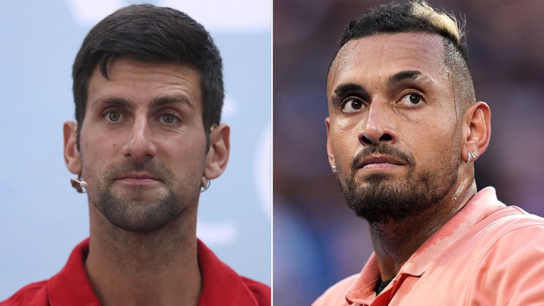 Nick Kyrgios y Novak Djokovic, historia o diversión en la final de Wimbledon