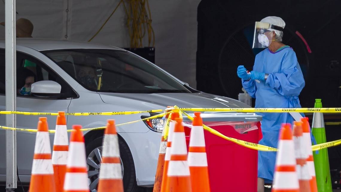 En el Hard Rock Stadium de Miami, la prueba del coronavirus sale en 15 minutos