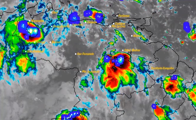 El estado del tiempo en Venezuela este lunes #24Ago, según el Inameh