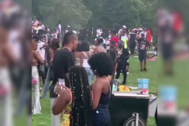 Miles de personas se reunieron para celebrar un festival en Prospect Park de Brooklyn
