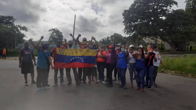 Protesta en San Félix por falta de gas doméstico #13Ago