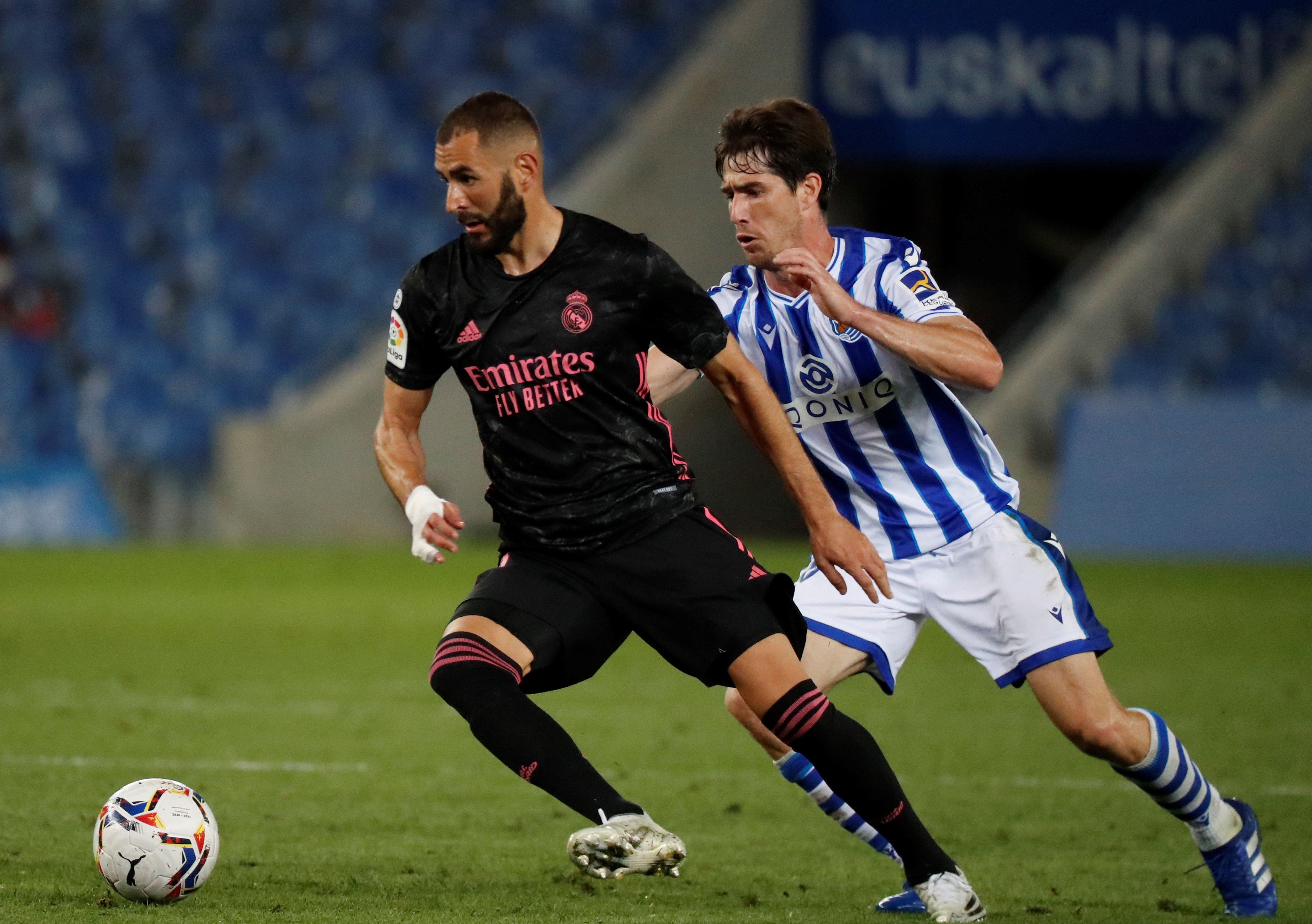 Real Madrid no pasó del empate sin goles ante la Real Sociedad