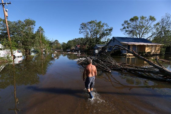 Delta dejó casi 700 mil hogares y negocios sin electricidad en Louisiana