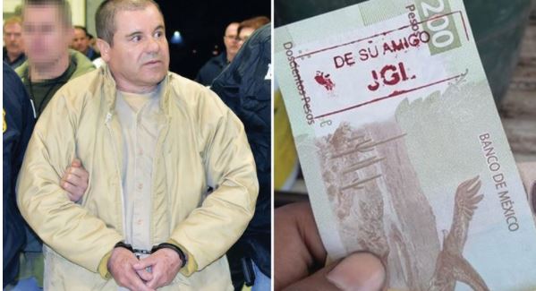 Cómo llegaron a los cajeros automáticos de México los billetes con las iniciales de “El Chapo” Guzmán
