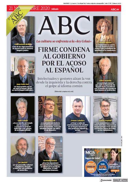 Portadas de la prensa internacional de este sábado 21 de noviembre de 2020