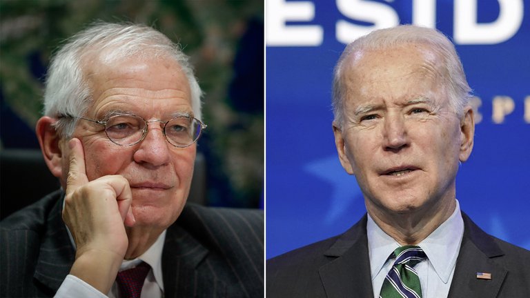 Borrell espera colaborar con Biden para lograr una solución política a la crisis en Venezuela
