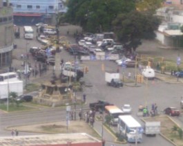 Así se encuentra la redoma de La India tras enfrentamiento entre las Faes y bandas en La Vega (Video)