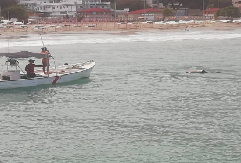 Hallan sin vida a un pescador en el mar de Vargas