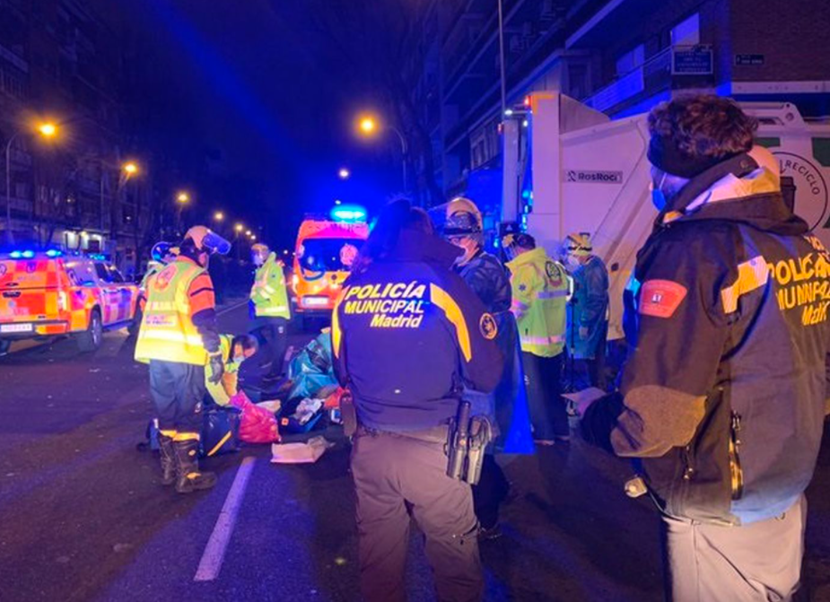 Abogado venezolano que hacía entregas en Madrid murió tras chocar contra un camión