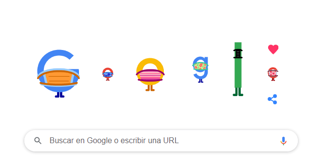 ¡Cuídate! Hasta el Doodle de Google te lo pide este #6Abr (Explicación + Foto)