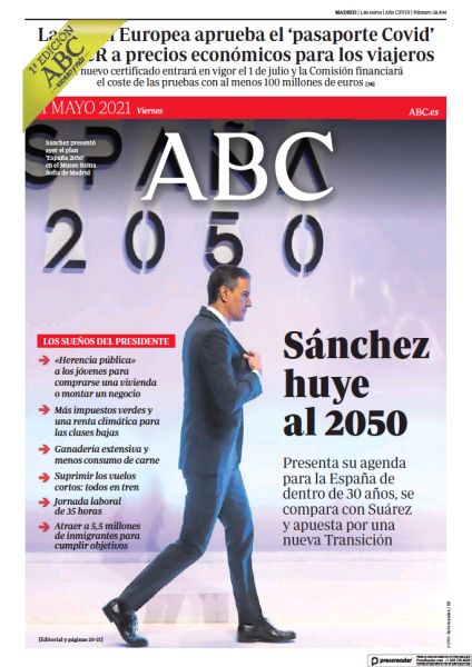 Portadas de la prensa internacional de este viernes 21 de mayo de 2021