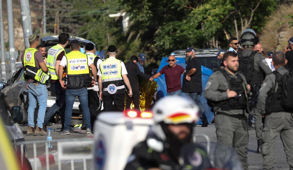 Un palestino murió tras atropellar a varios policías israelíes en Jerusalén (VIDEOS)