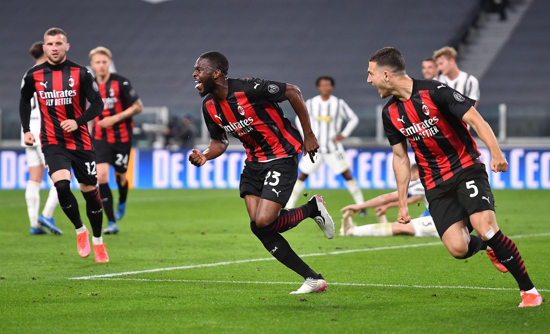 El Milan humilla al Juventus en Turín y le empuja fuera de la zona Champions