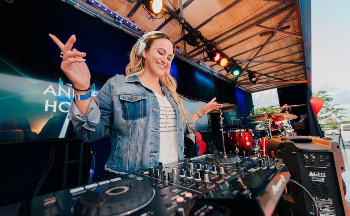 Con más de 10 años de carrera artística: Andrea Hoyos es la única Dj cristiana en el mundo