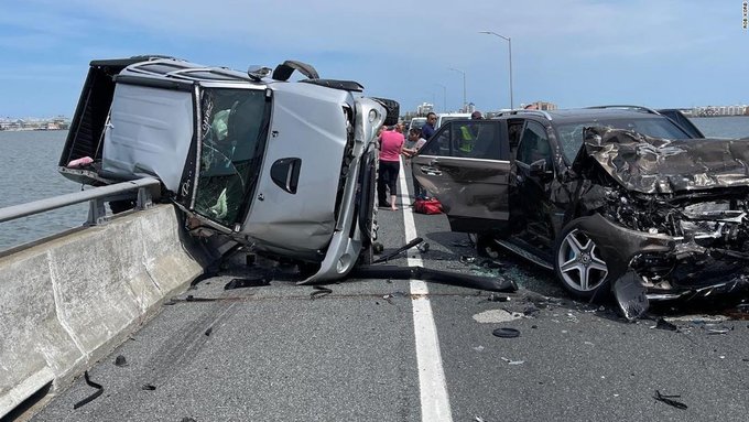 Heroico rescate: Se lanzó al agua y salvó a un bebé que cayó de un vehículo en puente de Maryland