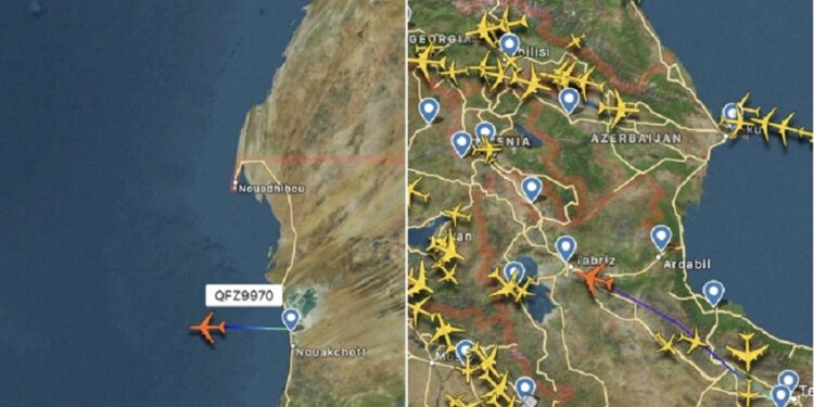 Avión vinculado a la Guardia Revolucionaria de Irán estaría dirigiéndose a Venezuela