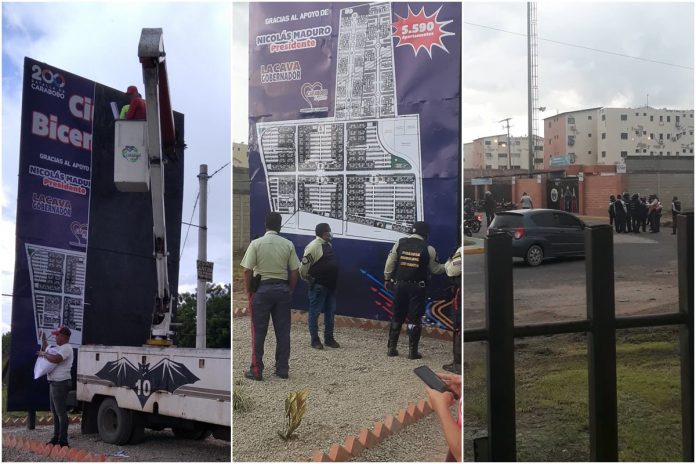 Régimen chavista cambió los nombres de tres edificios en Carabobo para hacerlos pasar como Misión Vivienda (FOTO)