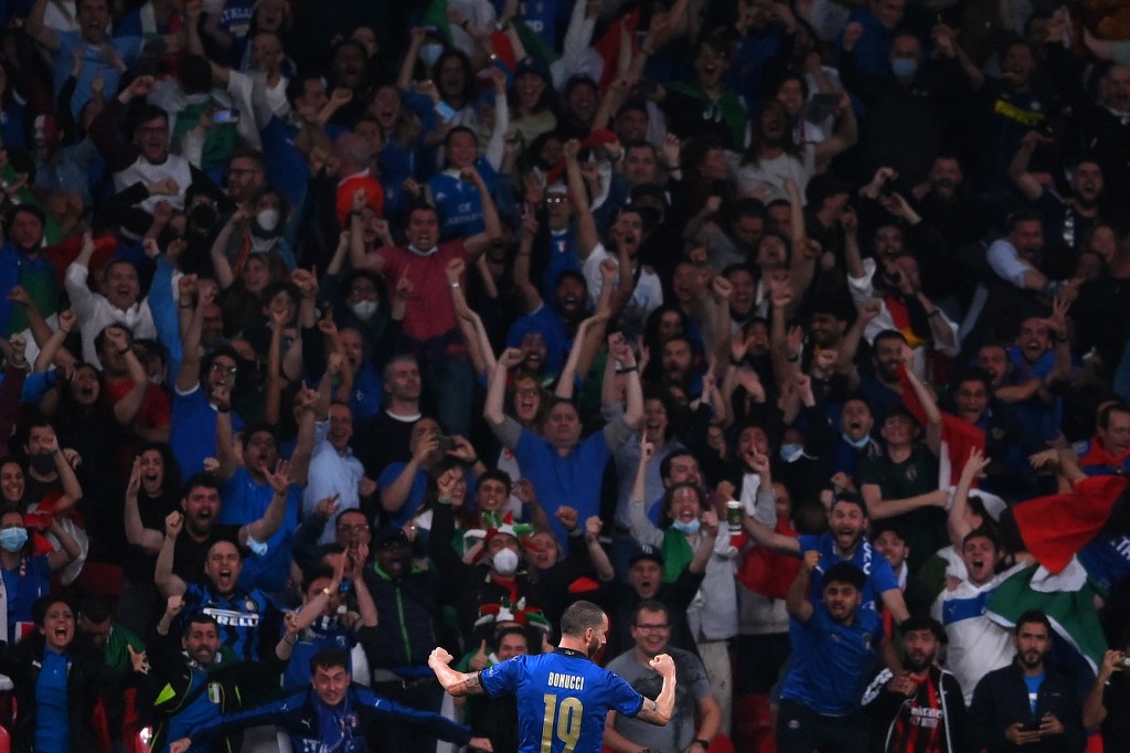 Hinchas sin boleto se filtraron en Wembley para la final de la Euro