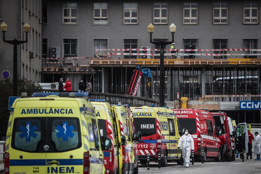 La incidencia y las hospitalizaciones siguen subiendo en Portugal