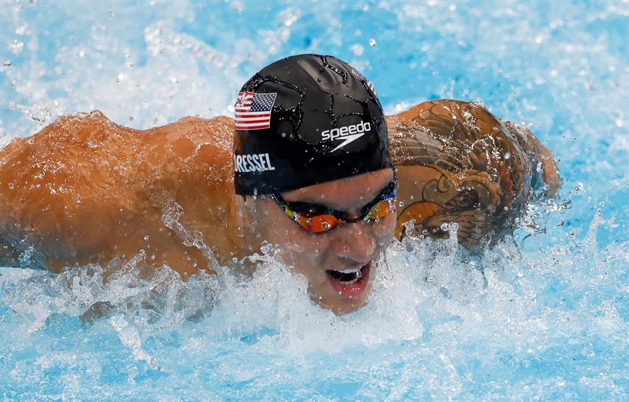 Dressel estableció nuevo récord olímpico en los 100 metros mariposa