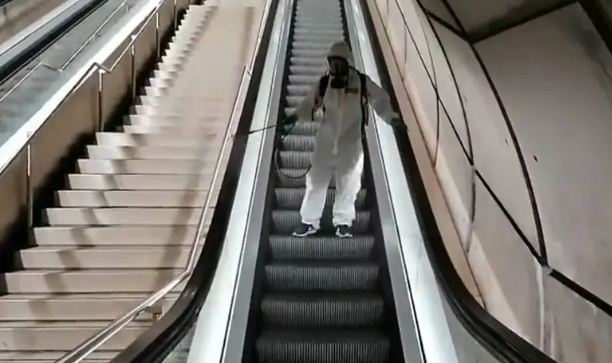 VIRAL: La insólita técnica que usa el Metro de Bilbao para desinfectar sus instalaciones (Video)