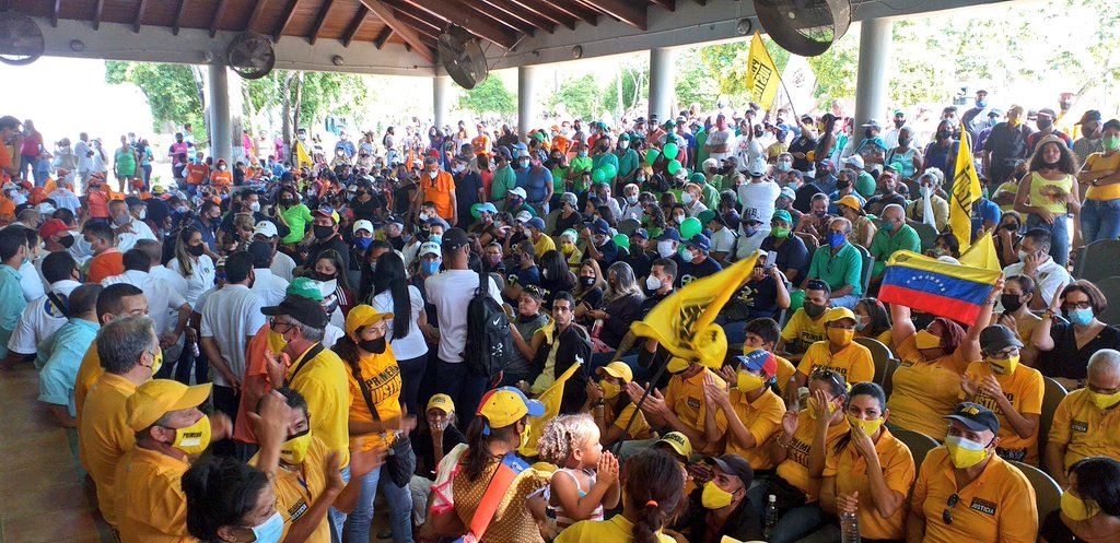 En Nueva Esparta conmemoran el Día de la Independencia demostrando su respaldo al Acuerdo de Salvación este #5Jul (Fotos)