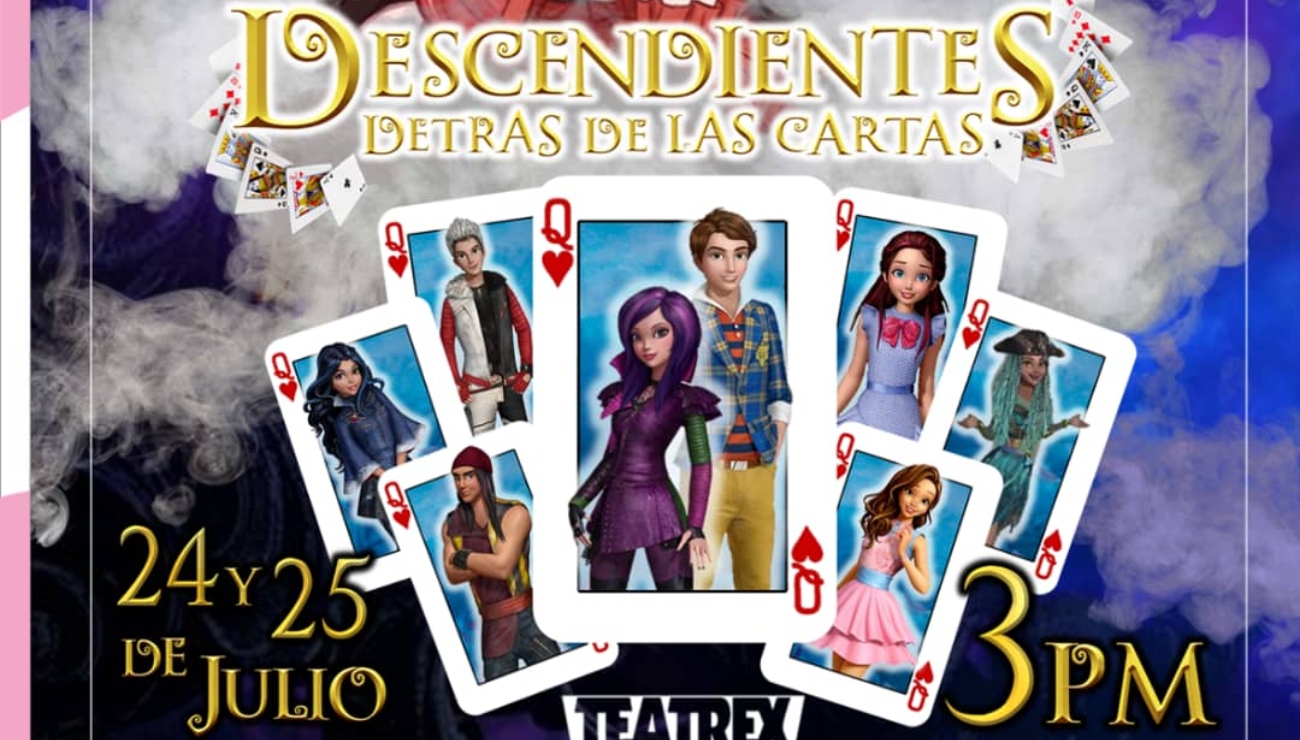 ¡Listos para celebrar el mes del niño! “Descendientes: Detrás de las cartas”, llega al teatro