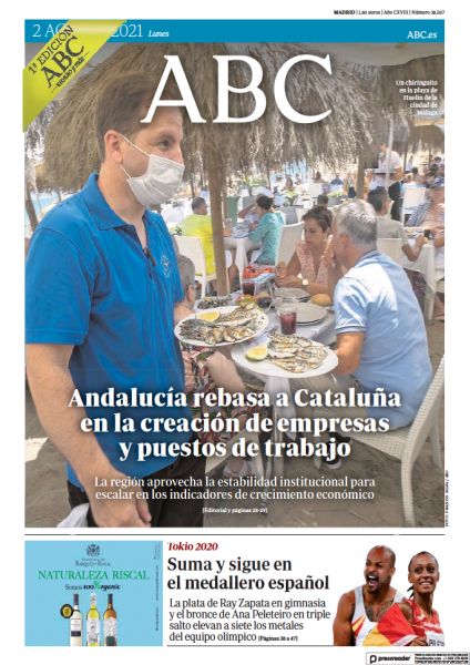 Portadas de la prensa internacional de este lunes 2 de agosto de 2021